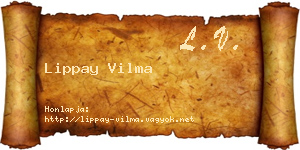 Lippay Vilma névjegykártya