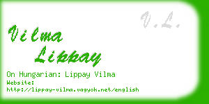 vilma lippay business card